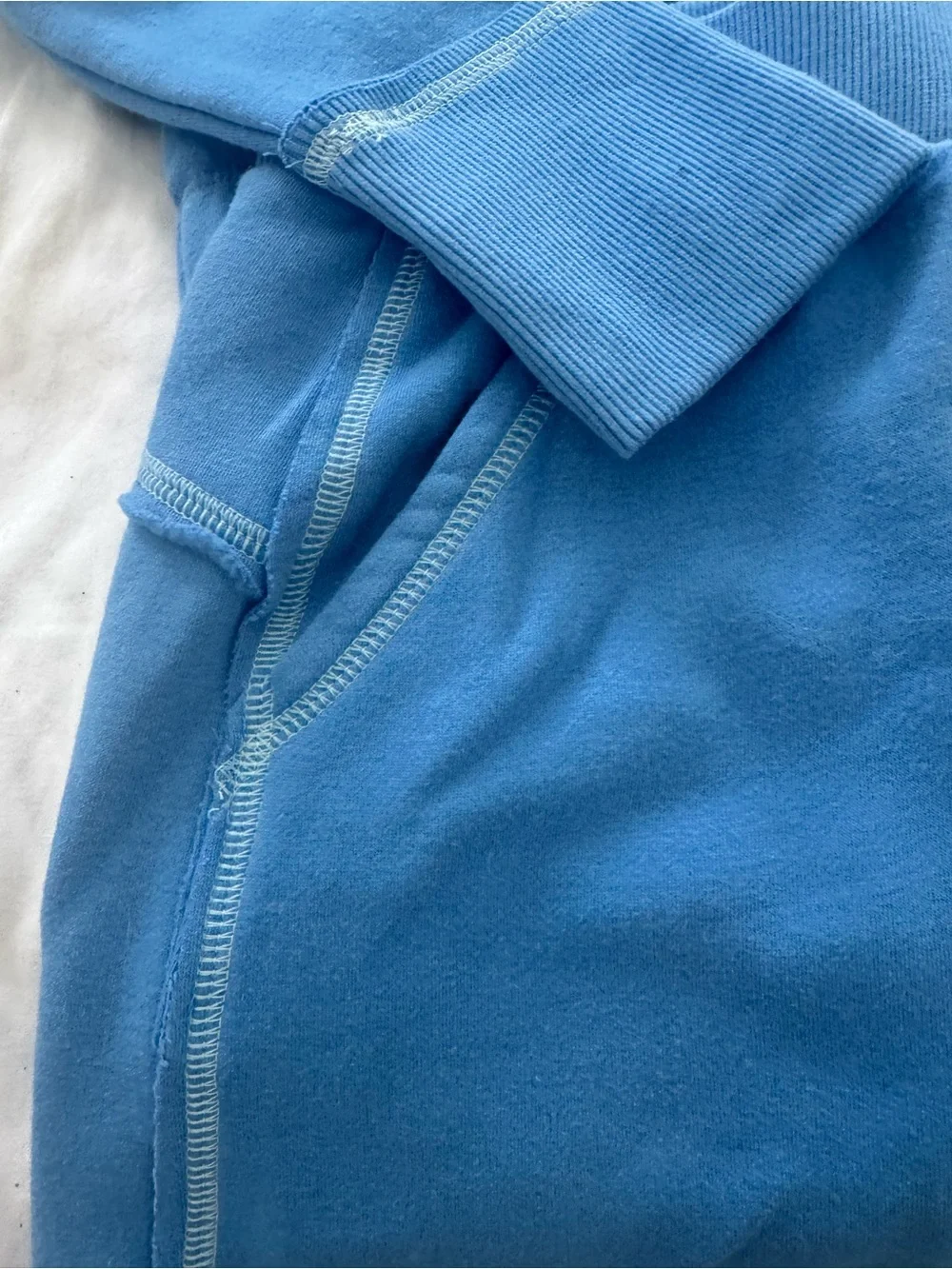 Zella Light Blue Quarter-Zip Pullover + Skort